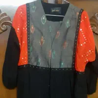 مانتو مجلسی شیک وجنس بسیار عالی با آینه کاری زیبا