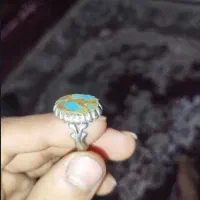 انگشتر نقره سنگ فیروزه