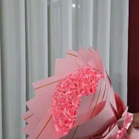 دسته گل مصنوعی ربانی(روبانی)زیبا روز مادر و روز زن