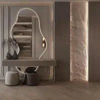 مرکز تخصصی تولید و پخش آینه دکوراتیو و آینه تاچ|خدمات پیشه و مهارت|اراک, |دیوار