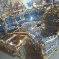 مبل و ناهارخوری ورق طلا