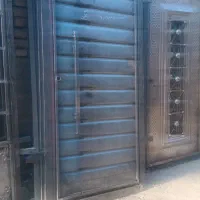 در آهنی درب حیاط حیاطی خانه آهن باغ باغی|مصالح و تجهیزات ساختمان|تربت جام, مولانا|دیوار