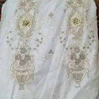 پرده فلت ترک گل برجسته ۴متر نونو نصب نشده|پرده، رانر، رومیزی|تهران, تهرانسر شمالی|دیوار