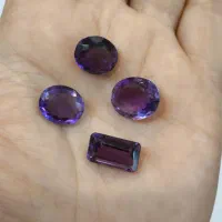 سنگ آمیتیست تراش جواهری با کیفیت بالا