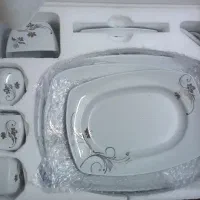 سرویس چینی۱۰۷ پارچه کلاسیک میشا طلا|ظروف سرو و پذیرایی|سمنان, |دیوار