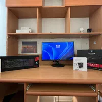 کیس کامپیوتر گیمینگ +مانیتور بدون حاشیه +Rx580 8ig|رایانه رومیزی|تهران, سعادت‌آباد|دیوار