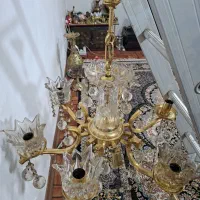 لوستر برنجی ۶شاخه