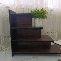 استند چوبی برای دکوری ، گلدان ، شلف ،