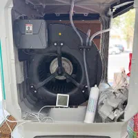 کولر آبی BLDC پلیمری سلولزی بالازن روبروزن آیرومکس|کولر آبی|کرج, برغان|دیوار