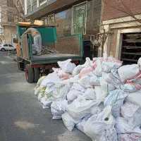 حمل نخاله با خاور و کارگر