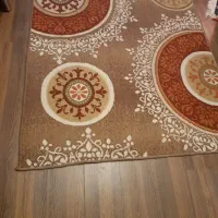 گلیم . فرش . کرم . نسکافه لیی و قهوای