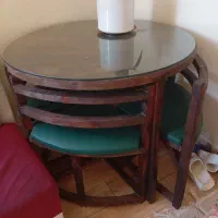 مبلمان 7 نفره ال راحتی و میز ناهارخوری 4 نفره|مبلمان خانگی و میز عسلی|سبزوار, پاسداران|دیوار