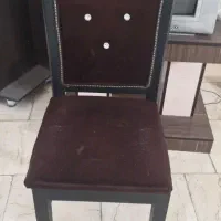 دوعددصندلی قهوه ای