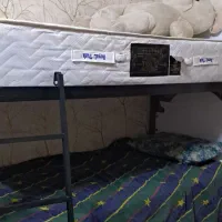 تخت خواب دو طبقه‌ فلزی|تخت و سرویس خواب|تهران, فاطمی|دیوار