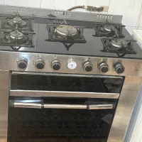 اجاق گاز طرح فر صفحه شیشه ای