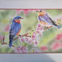 نقاشی مداد رنگ