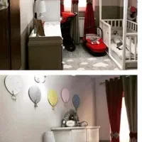 سرویس تخت و کمد کودک|تخت و سرویس خواب|رشت, گلباغ نماز|دیوار