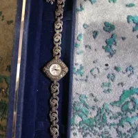 ساعت نقره زنانه وانگشتر