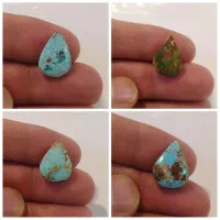 فیروزه قلبی اشکی اصلی ، فروش تکی و کلی