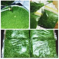 سبزی خرد شده سرخ شده باقالی نخود