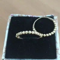 انگشتر ،گوشواره ،پلاک گل ۲۴ عیار