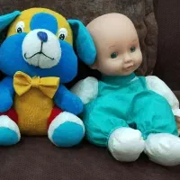 دو عدد عروسک در حد نو برای بچه ها|اسباببازی بچه|سنندج, |دیوار