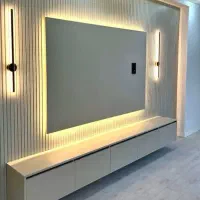 تی وی وال و میزتلوزیون مدرن در تولیدی جعفری|میز تلویزیون|بابل, |دیوار