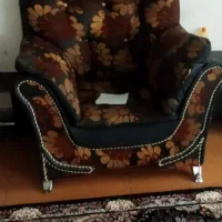 مبل راحتی هفت نفره سالم چوب گردو