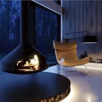 شومینه معلق(ایده)