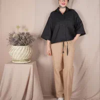 شومیز گره ای ترند شیک عمده