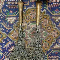 لاله برنجی و زنجیر علامت محرم|کلکسیون اشیاء عتیقه|تهران, مجیدیه|دیوار