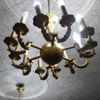 لوستر برنجی