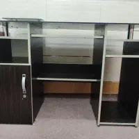 میز کامپیوتر روکش شیشه ابی|میز تحریر و کامپیوتر|بهبهان, |دیوار