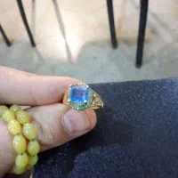 انگشتر زنانه توپاز اصل سوییسی|جواهرات|زنجان, |دیوار