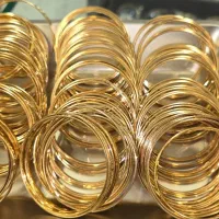 طلا کم اجرت آبشده النگو آینه ای خرید طلا