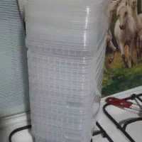 ظروف اکبند پلاستیکی درب دار