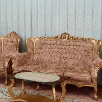 مبل استیل ۹نفره،فرش ۱۲متری|مبلمان خانگی و میز عسلی|قم, نوقطار|دیوار