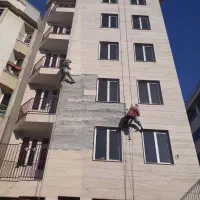 پیچ رولپلاک شستشوی نما ساختمان بدون داربست