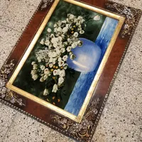 فرش دستباف تبریز چله‌ابریشم قابدار ابعاد ۰.۹۰×۱.۲۵|فرش|تهران, بازار|دیوار