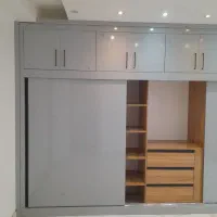 تولید کننده کمد دیواری درب ریلی ام دی اف|جاکفشی، کمد، دراور|تبریز, |دیوار