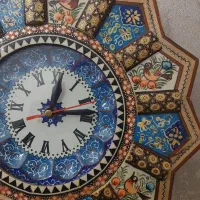 ساعت دیواری خاتم و مینا کاری صنایع دستی اصفهان|ساعت دیواری و تزئینی|تهران, افسریه جنوبی|دیوار