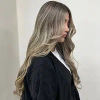 مدل مو رنگ لایت امبره بالیاژ تمام دکلره احیا