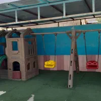 تاب و سرسره جنس پلی اتیلن همراه با کلبه