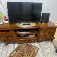 تلوزیون سام ۳۲ اینچ با میز و دستگاه پخش