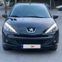 پژو ۲۰۷ مشکی سقف فلز مدل ۹۷