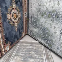 فرش نقشه پتینه ایپک رنگ توسی موکا و نسکافه ای کرم