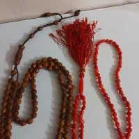 تسبیح کشکول و مرجان طبیعی