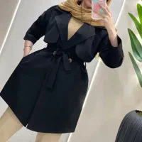 مانتو مشکی کاملا نو