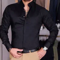 پیرهن مشکی مردانه