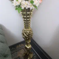 گل و گلدان طلایی|صنایع دستی و سایر لوازم تزئینی|قرچک, پارس سرام|دیوار